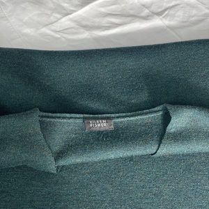 Eileen Fisher V Neck Wool Tunic Sweater